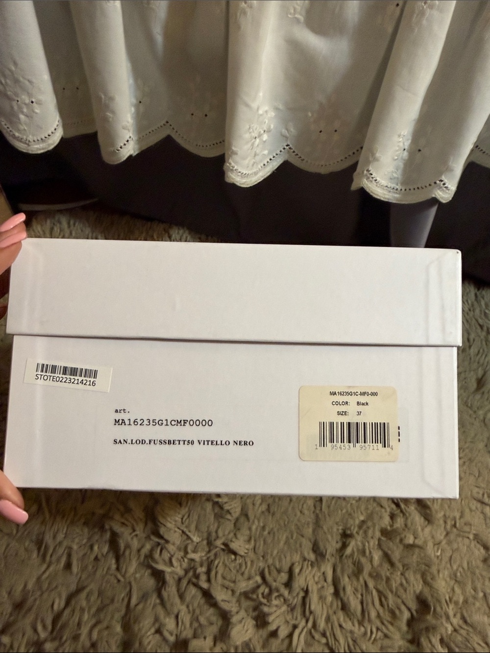 Moschino White Box with Black Logo